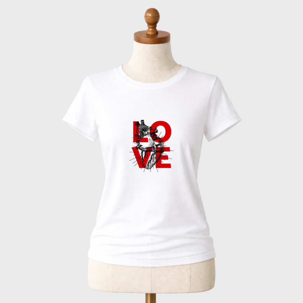 Love HandCraft T-Shirt For Women