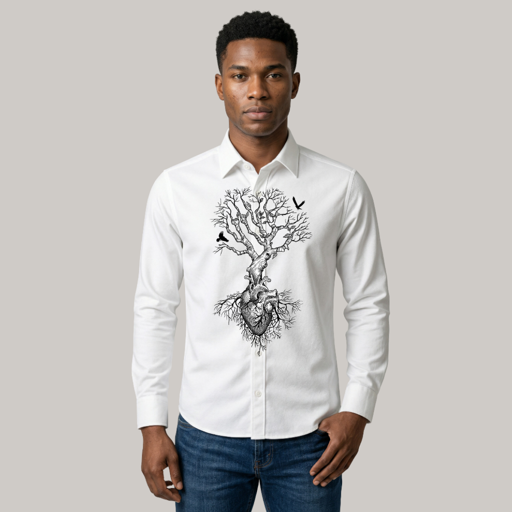 Tree Hand Print Shirt - Image 2