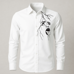 Face Hand Print Shirt