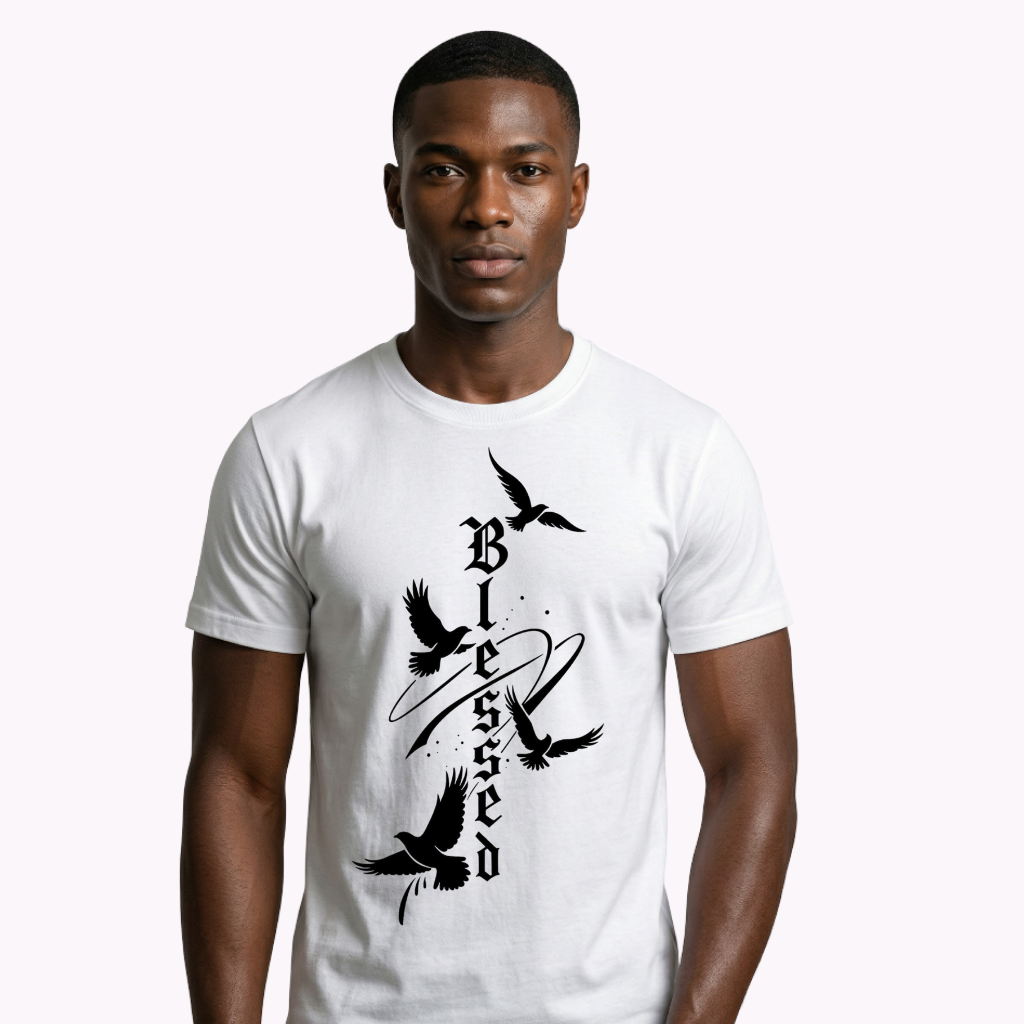 Birds Hand Art T-Shirt - Image 2
