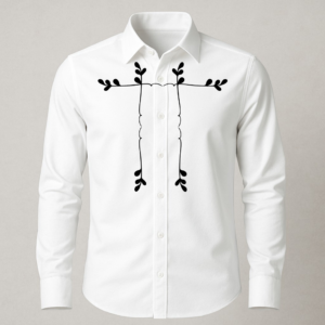 Premium Artistic Leaf Shirt For Man