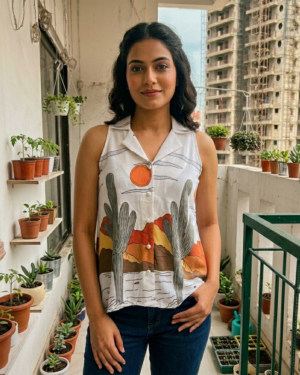 Desert-Inspired Sleeveless Top