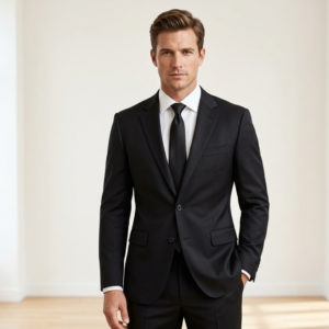 Men's Classic Black Formal Suit Set